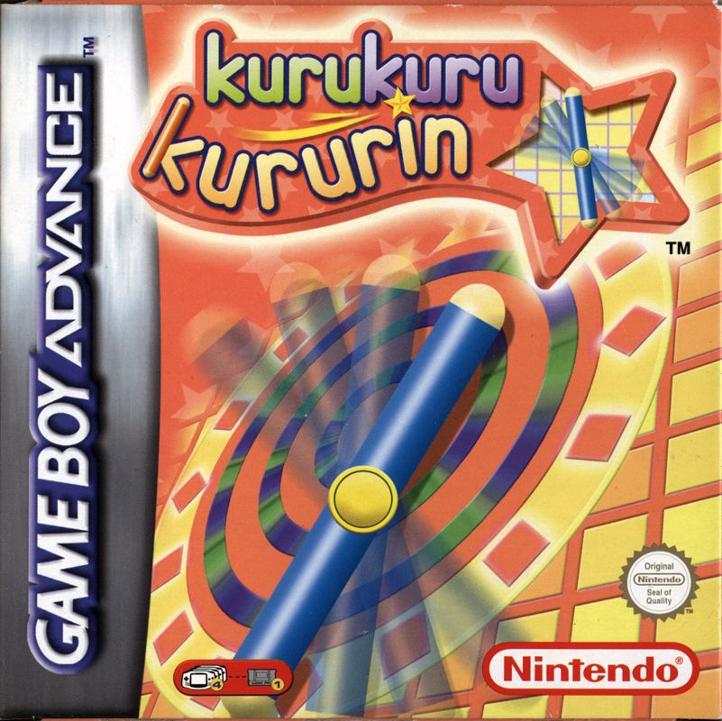 Kuru Kuru Kururin box art for GameBoy Advance